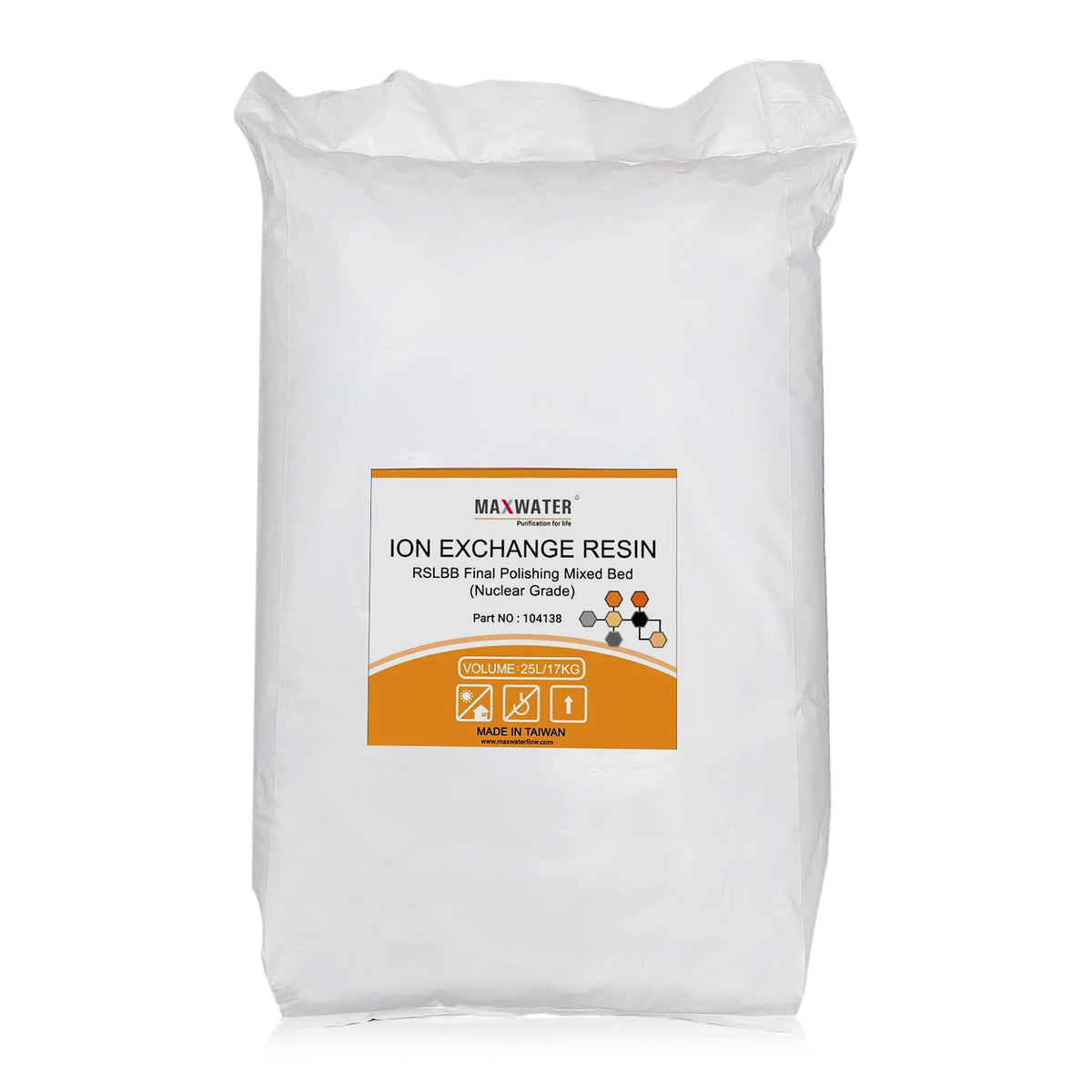 25L Deionization Bag for Water Purification deionizer resin