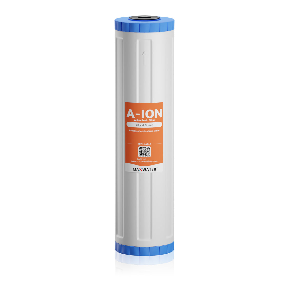 Anion resin tannin reduction
