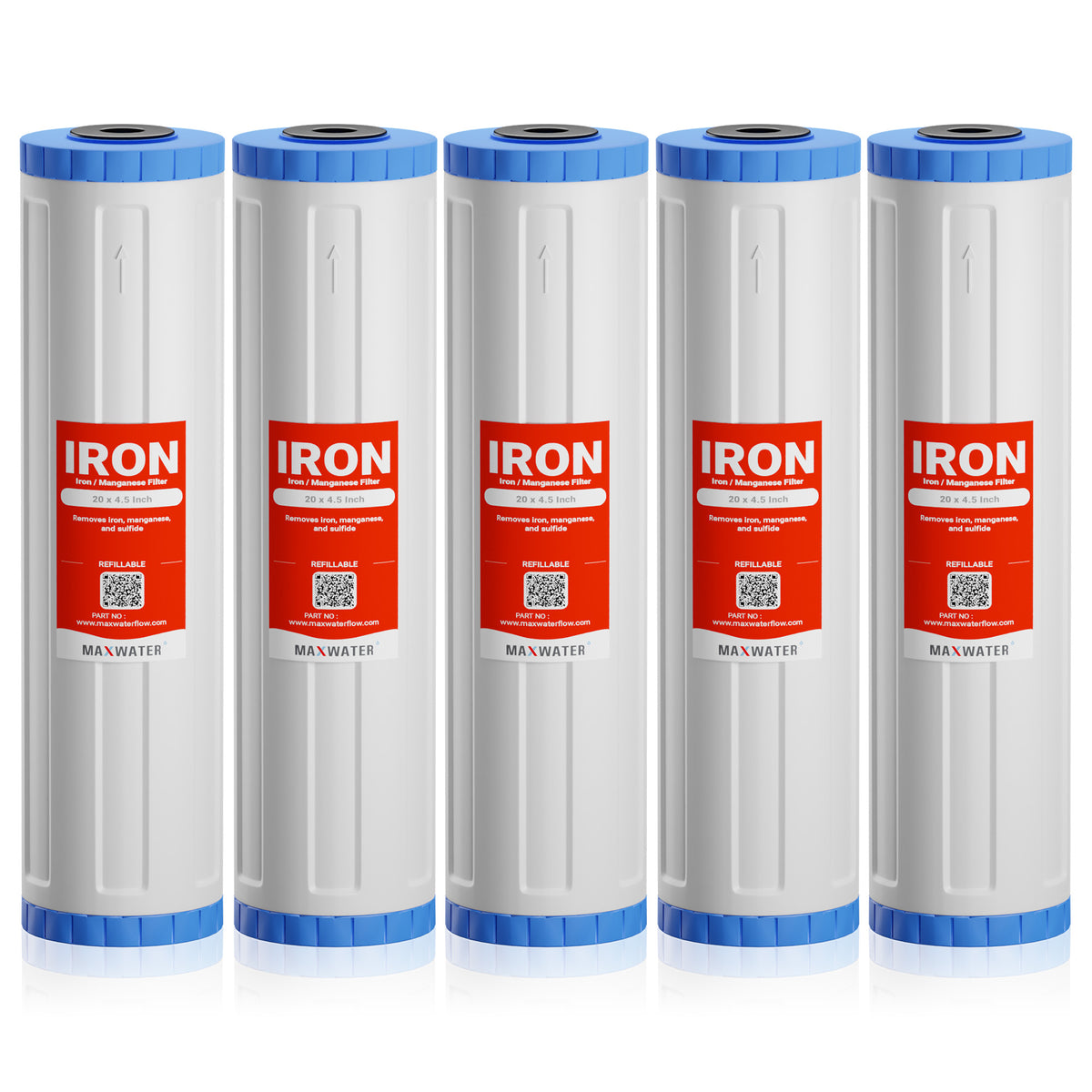iron filter for well combo