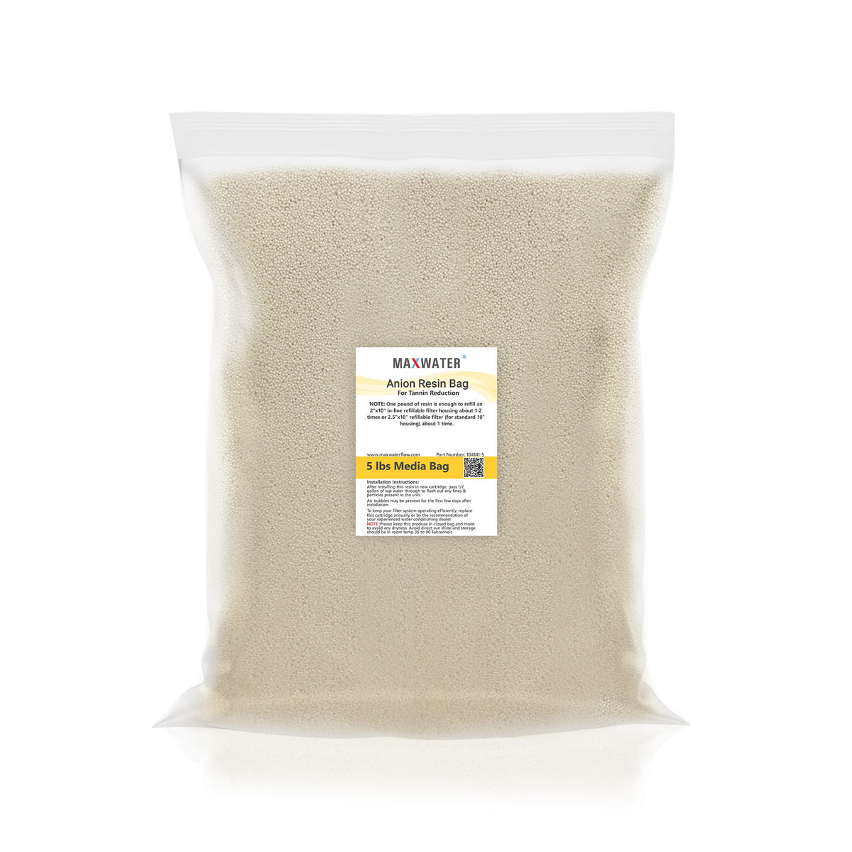 anion resin filter