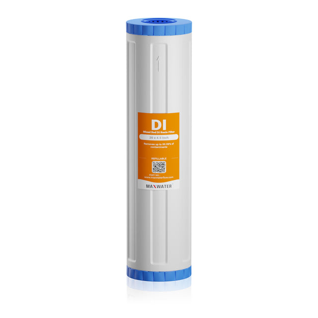 di water DI resin replacement filter for car wash systems, ensuring spotless and streak-free cleaning results