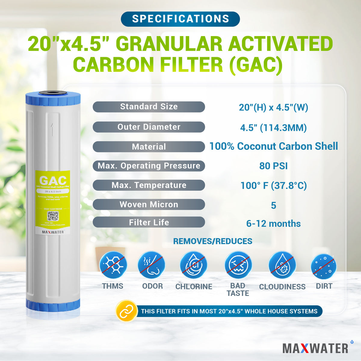 granular activated carbon filter