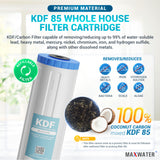 metal water filter kdf85