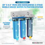 iron removal filter for well water